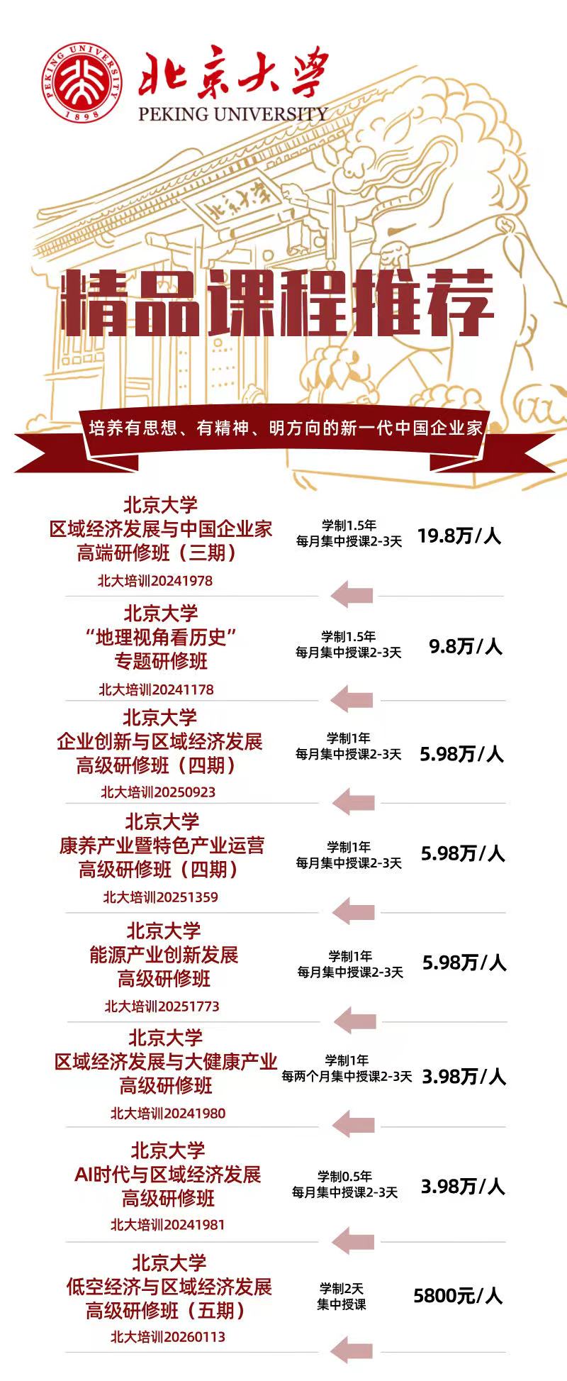 2026������ѧ ��Ʒ�γ��Ƽ�